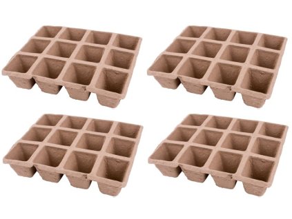 Sadbovač Strend Pro Herrison P1002, papierový, 12 priesad, bal. 4 ks, 210x170x45 mm