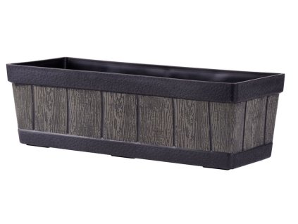 Kvetináč Strend Pro Woodeff, 15x47x17 cm, natural, efekt dreva