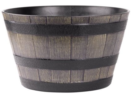 Kvetináč Strend Pro Woodeff, 39x23 cm, natural, truhlík, efekt dreva