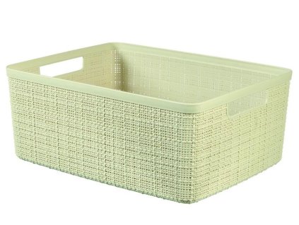 Kôš Curver® JUTE M 12 lit., krémový, 36x28x15 cm