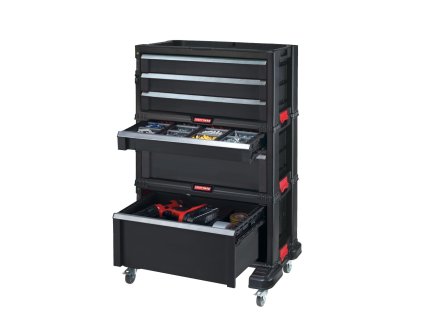 Box Keter® 17201228, TOOL CHEST SET, 6 zásuviek, 560x750x290 mm, na náradie