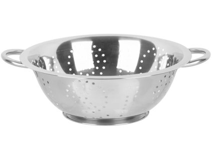 Cedník MagicHome DCB, 28 cm, okrúhle otvory, nerezové cedidlo