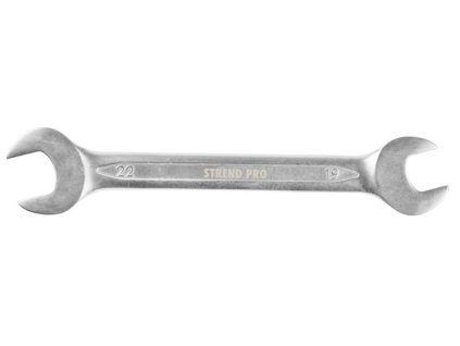 Kľúč Strend Pro 3113 19x22 mm, vidlicový, obojstranný, Cr-V