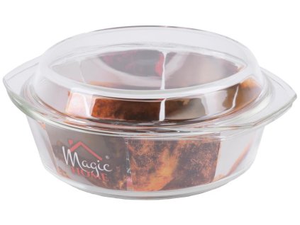 Misa MagicHome, zapekacia, 2500 ml, borosilikátové sklo, okrúhla