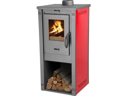 Kachle Thalia Okta M, 3,9 kW, červené