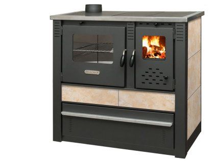 Sporák Pro PANONIA Ceramic, béžový, ľavý vývod