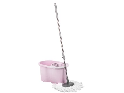 Súprava upratovacia Strend Pro Quantum 16l, rotačný mop na podlahy + vedro, teleskopická násada