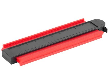 Šablóna na obkreslenie tvarov Strend Pro DG680, 250x101 mm, s uzamknutím vzoru a magnetom
