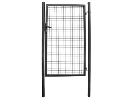 Brána Strend Pro METALTEC ECO, 1000/1000/50x50 mm, hranatý rám, antracit, jednokrídlová, záhradná, ZN+PVC, RAL7016