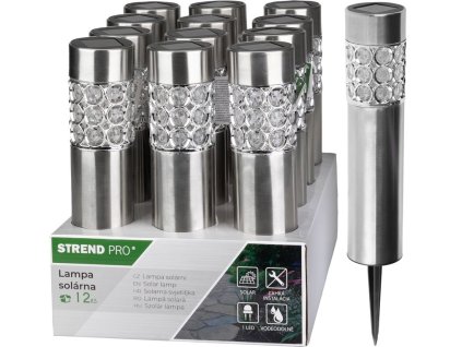Lampa Strend Pro Wezen, 375 mm, solárna, 1x LED, AAA, Sellbox 12 ks