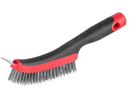 Kefa Strend Pro ComfortGrip CG687, 4 radová, oceľová, so škrabkou