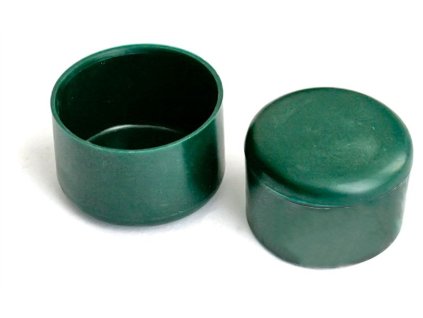 Čiapka Strend Pro METALTEC, na okrúhly stĺpik, plastová, zelená, 40 mm