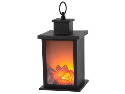 Lampáš MagicHome, krb 4x SMD LED, imitácia ohňa, 3x AA, časovač, 14x14x25 cm