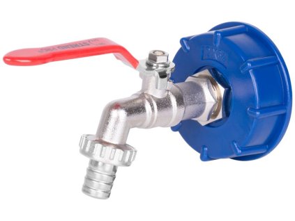 Sada Strend Pro, ventil 1/2" (Zn redukcia 3/4") + plastová redukcia 60 mm + výpust 3/4" , na IBC nádrž, MOSADZ