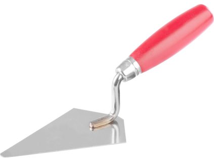 Lyžica murárska Strend Pro Premium, s drevenou rúčkou a kovovým ukončením, 140 mm, 0,9 mm, nerez