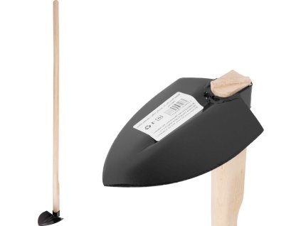 Motyka Strend Pro, Fe, špicatá, veľká, 370 g, drevená násada 120 cm
