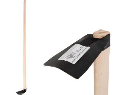 Motyka Strend Pro, Fe, okopávacia, šírka 9 cm, drevená násada 120 cm