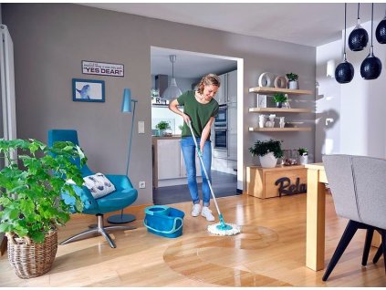 Hlavica na mop LEIFHEIT 52095 Clean Twist Disc Mop, náhradná handra