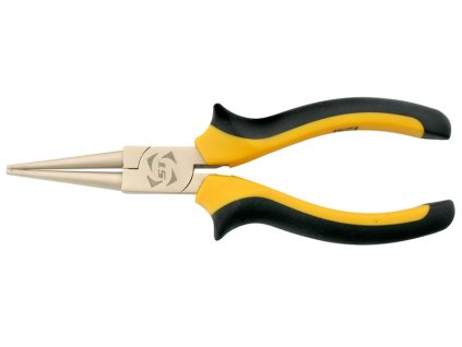 Kliešte Strend Pro PL0086 160 mm, s okrúhlymi čeľusťami, rovné, na poistné krúžky