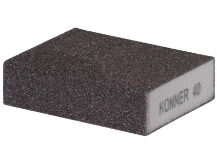 Huba KONNER P40, brúsna špongia, 100x70x25 mm, AluOxide