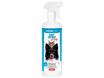 Odpudzovač Strend Pro PET STOP, rozprašovač, 500 ml, prírodný plašič psov, na mačky, na psy, odplašovač