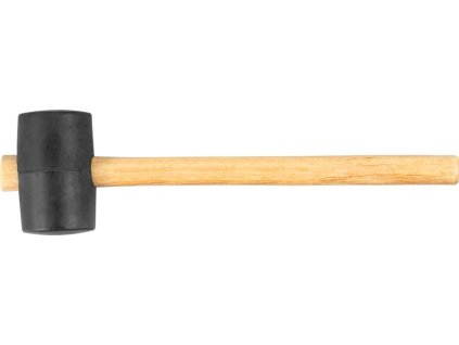 Kladivo Strend Pro 230 g, gumené, Blackhead, drevená rúčka