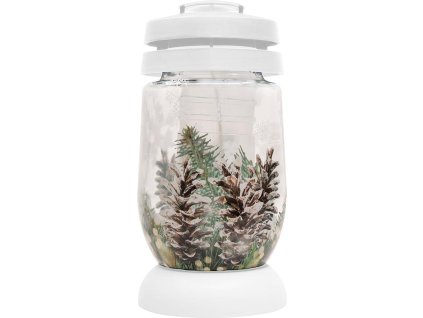 Kahanec Bolsius S07 3D Vianočný, Ihličie borovice, 22,4 cm, na hrob, s náplňou 36 h