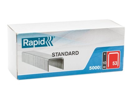 Spony RAPID 53 STANDARD, 10 mm, sponky do sponkovačky, bal. 5000 ks