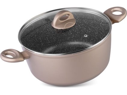 Hrniec MagicHome Coffee Brown Line, 24 cm, 4000 ml, s pokrievkou