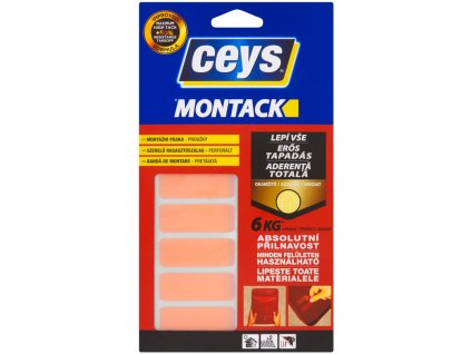Páska Ceys MONTACK LEPÍ VŠETKO, montážna, prúžky, 10 ks