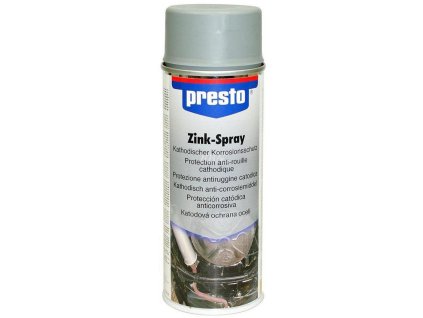 Sprej presto® Zinkový, základný, 400 ml, sivý