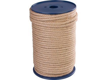 Lano Strend Pro Premium, jutové, prírodné, 10 mm, stáčané, L-100 m