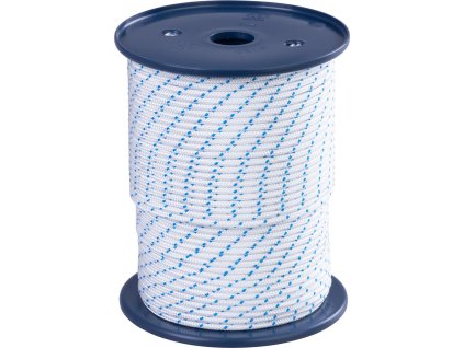 Lano Strend Pro Premium, KRUŽBERK, 4 mm, štartovacia šnúra, biele/modré, L-100 m