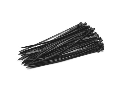 Páska sťahovacia Strend Pro CT66BL, 250x3,6 mm, 50 ks, čierna, nylon, viazacia