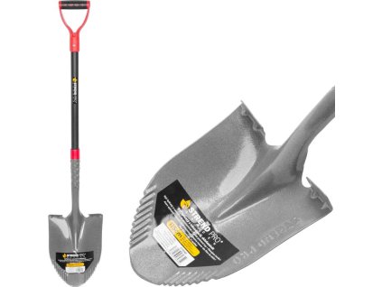 Rýľ Strend Pro Garden ErgoBULL, špicatý, so sklolaminátovou násadou D 1150 mm