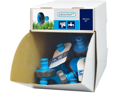 Adaptér AQUACRAFT® 552175 SoftTouch G1", na záhradnú hadicu