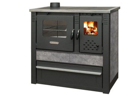 Sporák Pro PANONIA Ceramic, šedý, ľavý vývod