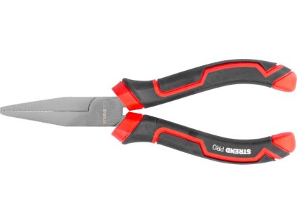 Kliešte Strend Pro Premium ComfortGrip DL414, 160 mm, s plochým nosom