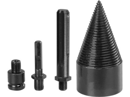 Tŕň Strend Pro, štiepací klin, kužeľ, 60 mm, 3x adaptér, na drevo