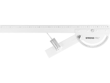 Pravítko Strend Pro FSC-02, 550 mm, multifunkčné, s uhlomerom, Alu