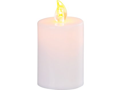 Sviečka MagicHome TG-52, LED, na hrob, biela, 2xAA, 5,5x10,5cm, (súčasť balenia 2xAA)
