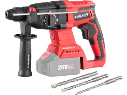 Kladivo Worcraft CRH-S20LiBA, 20V, ShareSYS, SDS+, 3J, bezuhlíkové