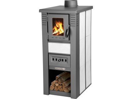 Kachle Pro LAVA Ceramic, biele, 6,5 kW, 120 mm