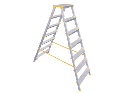 Obojstranné schodíky hliníkové 967 s integrovaným pántom HOBBY