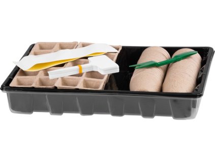 Miniparenisko Strend Pro, Sada na sadenie, 66-dielna, 45 priesad, 37,5x23x6 cm