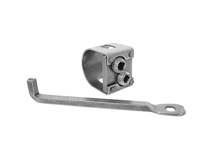 Objímka na kosu KOVO, kovová, 2x skrutka s kľúčikom