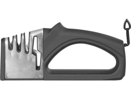 Ostrič MagicHome, na nožnice a kuchynské nože, brúska, 4v1, čierny