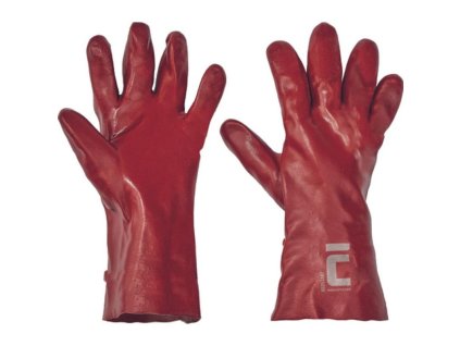 Rukavice REDSTART 10/XL, 35 cm, povlak PVC