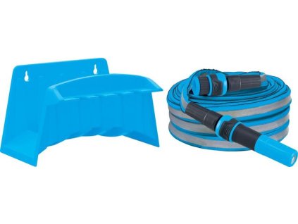 Hadica AQUACRAFT® 870201, textilná, plochá, set s dýzou a držiakom, 20 m