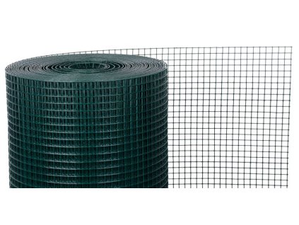 Pletivo GARDEN PVC 1000/12,7x12,7/1,2 mm, zelené, RAL 6005, štvorhranné, záhradné, chovateľské, bal. 5 m